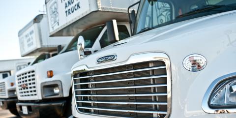 Row of trucks