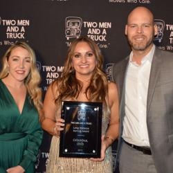 franchisees presented with long distance moving award